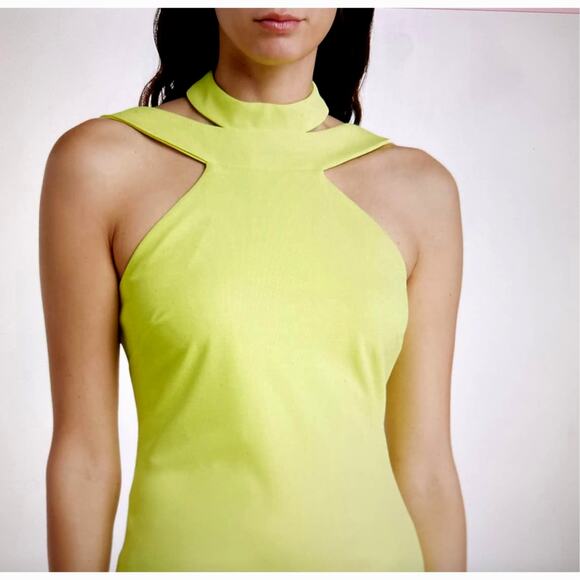 Bebe Halter Neck Bodycon Midi Dress - Black - size S - Picture 13 of 15